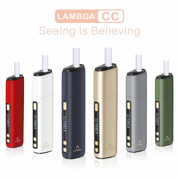 LAMBDA CC Heat Not Burn Device Starter Kits for Tobacco Sticks